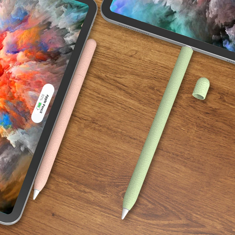 Federmäppchen für Apple Pencil Pro und Pencil 2. und 1. Generation, Tablet-Stylus-Schutzhülle, weiches Silikon, stoßfest