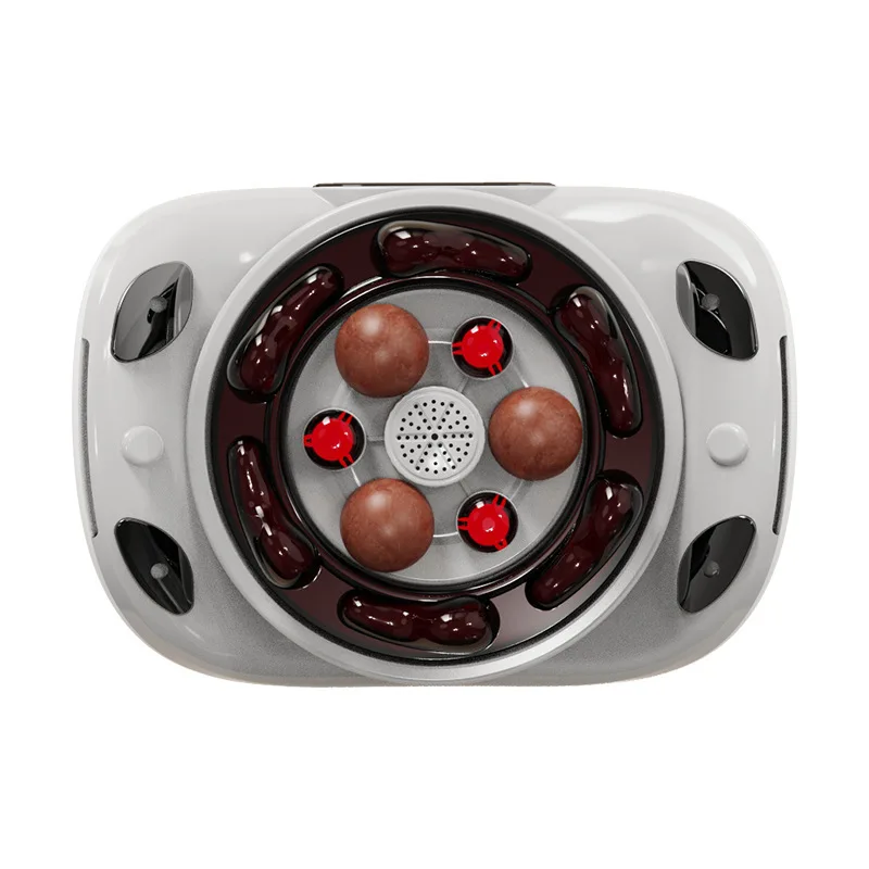 

Dual Disc Hand Abdominal Massager Multifunctional Electric Bian Stone Two-Way Waist Massager with Musical Function