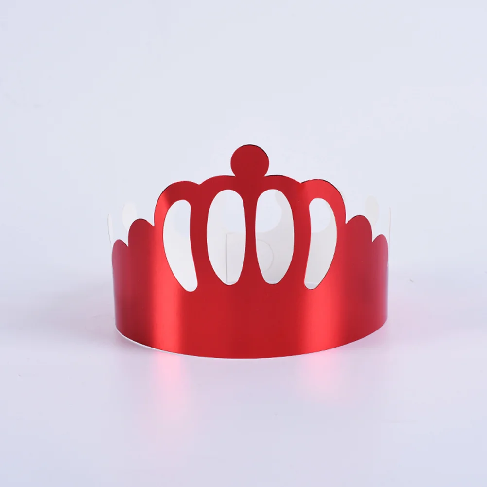 

30Pcs Birthday Crown Hat Paper Party Caps Bright Color Comfortable Kids Adults Celebration Baby Shower Gathering Decorative Hats