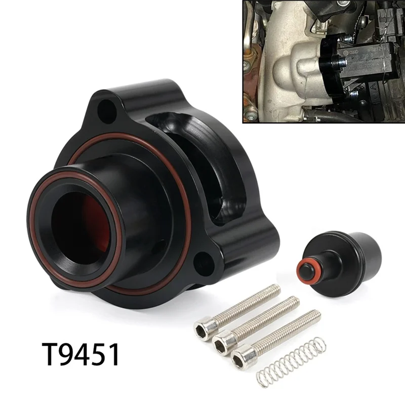 Base de válvula de soplado TFSI para coche, válvula de soplado T9451, VTA DV y adaptador para VW 2,0 T, piezas modificadas para coche-A61E