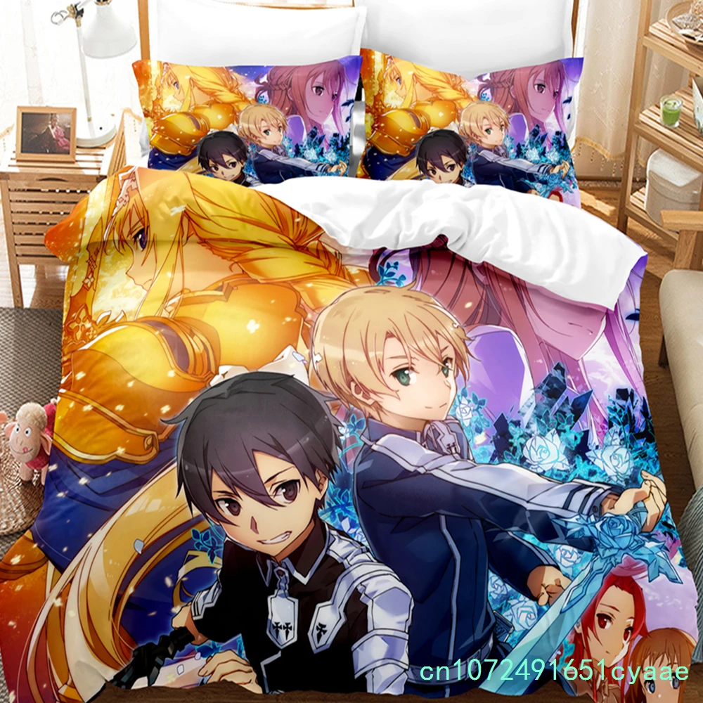 3DSword God Domain Bedding Sets Duvet Cover Set With Pillowcase Twin Full Queen King Bedclothes Duvet Cover