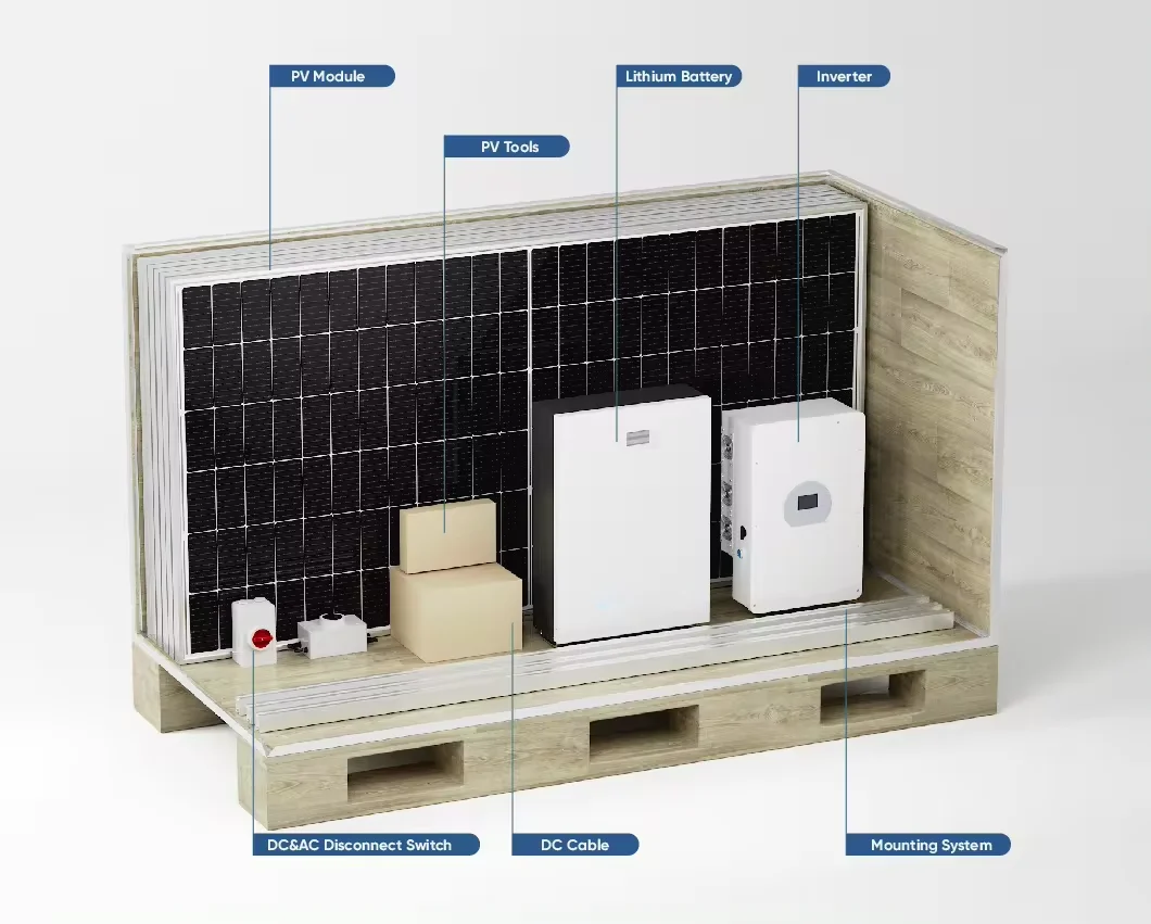 5Kw 6-10Kw 50Kw 70Kw Solar Panels System Complete Solar Storage System Solar Pv Sales