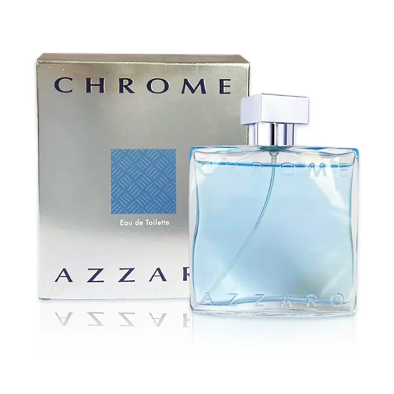 Azzaro Chrome Eau de Toilette 100ML Fresh Aquatic Męska Woda Toaletowa Cytrusowo-Drewniana Myszka Zapachowa Świeże Nuty Luksusowe Perfumy dla Mężczyzn