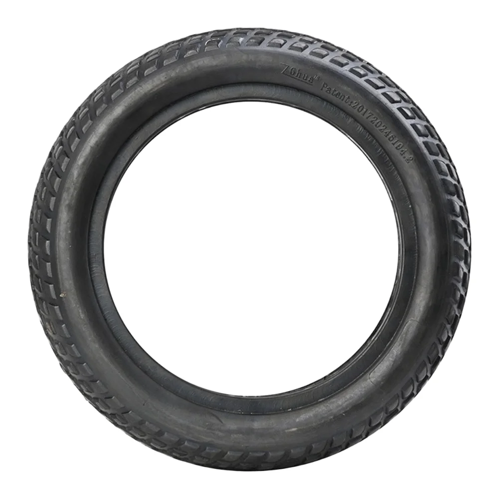 For Urban Commuting Airless Scooter Tire Electric Bicycle Accessory Tubeless Rubber Tire High Elasticity Rubber