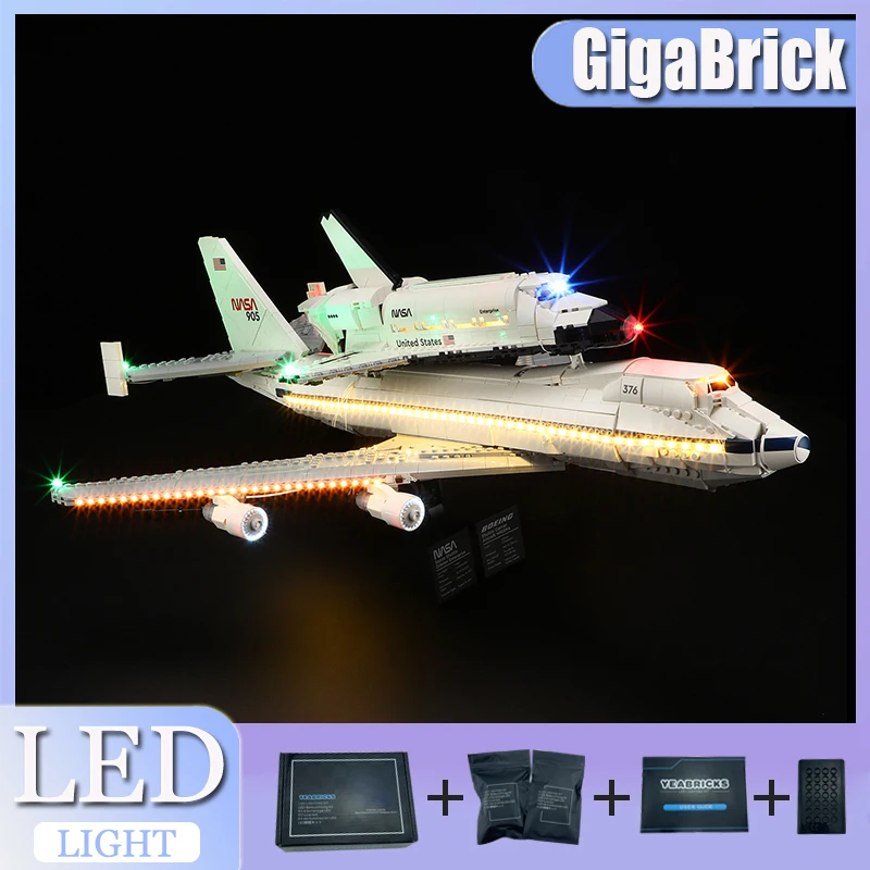 

Комплект светодиодных фонарей своими руками для самолета LEGO 10360 Shuttle Carrier (только светодиодный светильник, без модели блоков)