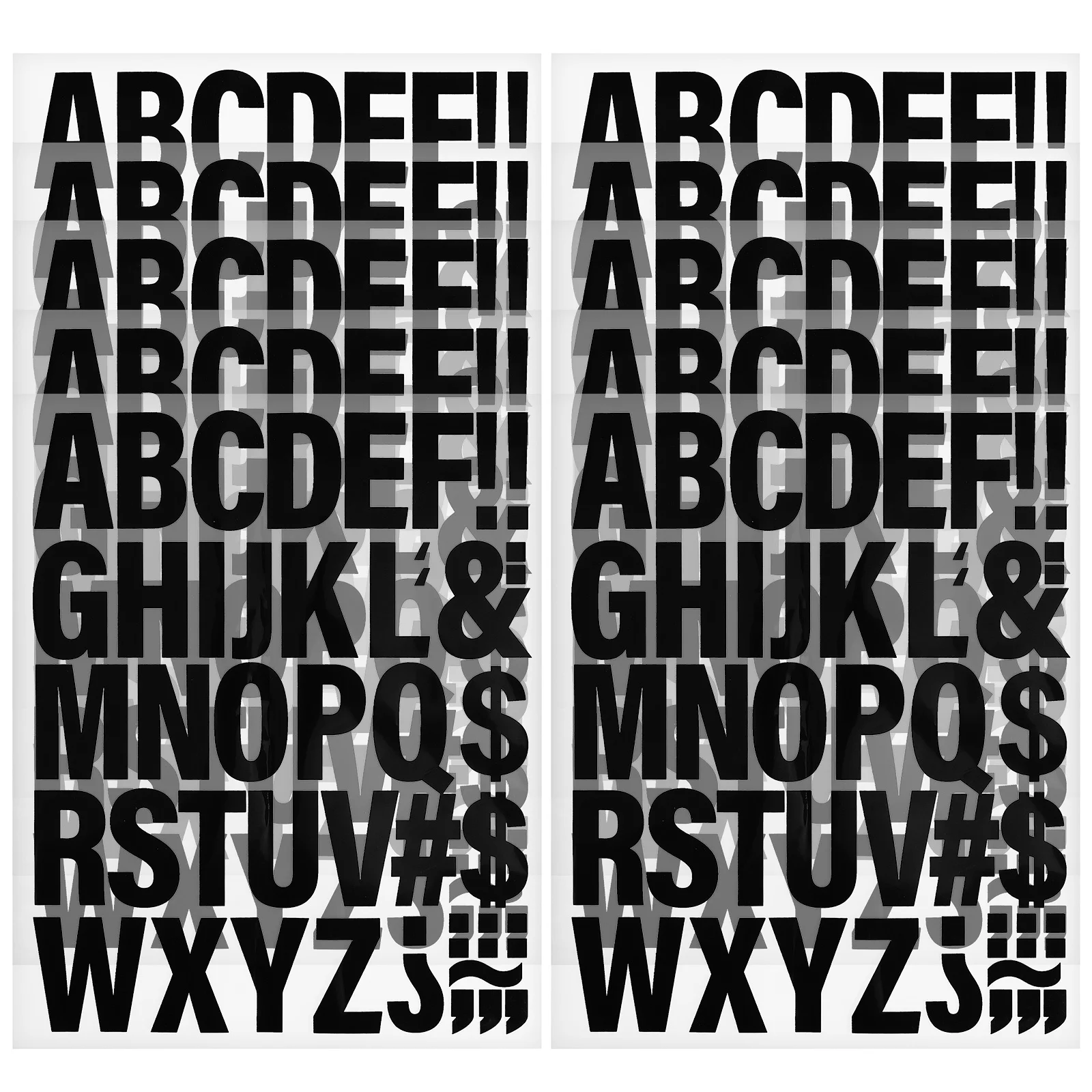 Vinyl Iron on Letters Sticker Appliques for Clothes T-Shirt Printing DIY Crafts Easy Application Durable Design