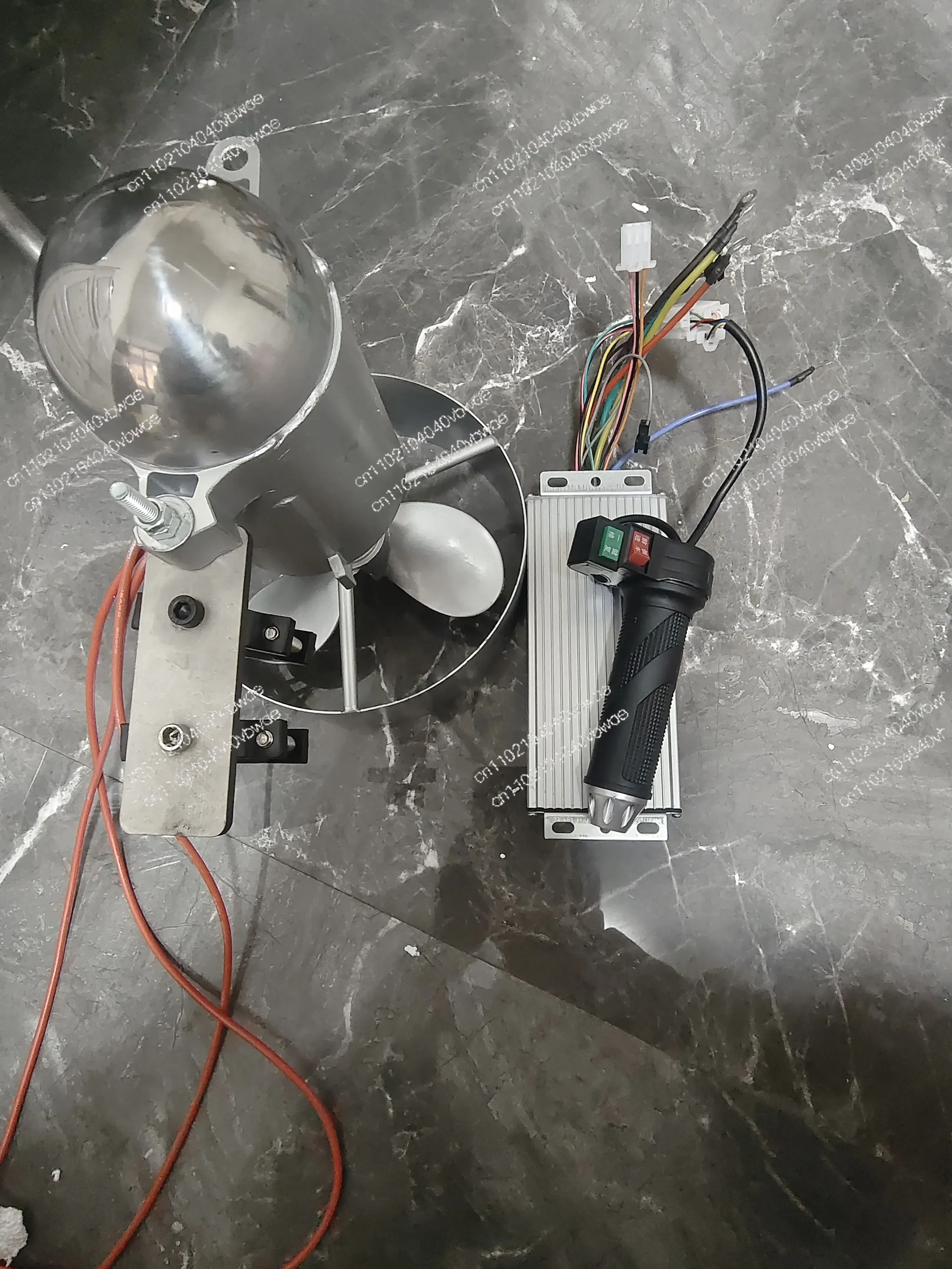 Motor eléctrico sin escobillas, propulsor silencioso de ahorro de energía, barco de pesca, propulsor de pesca