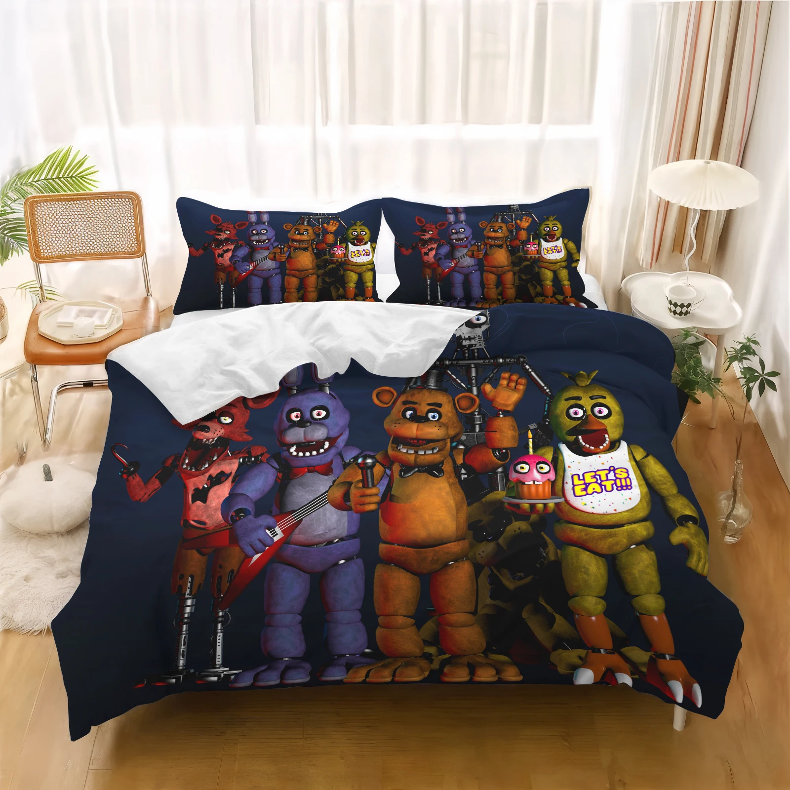 

Baby Cartoon Duvet Cover Freddie's Midnight Children's Bedroom Set Quilt Covers Kids Bedding Set Holiday Gifts