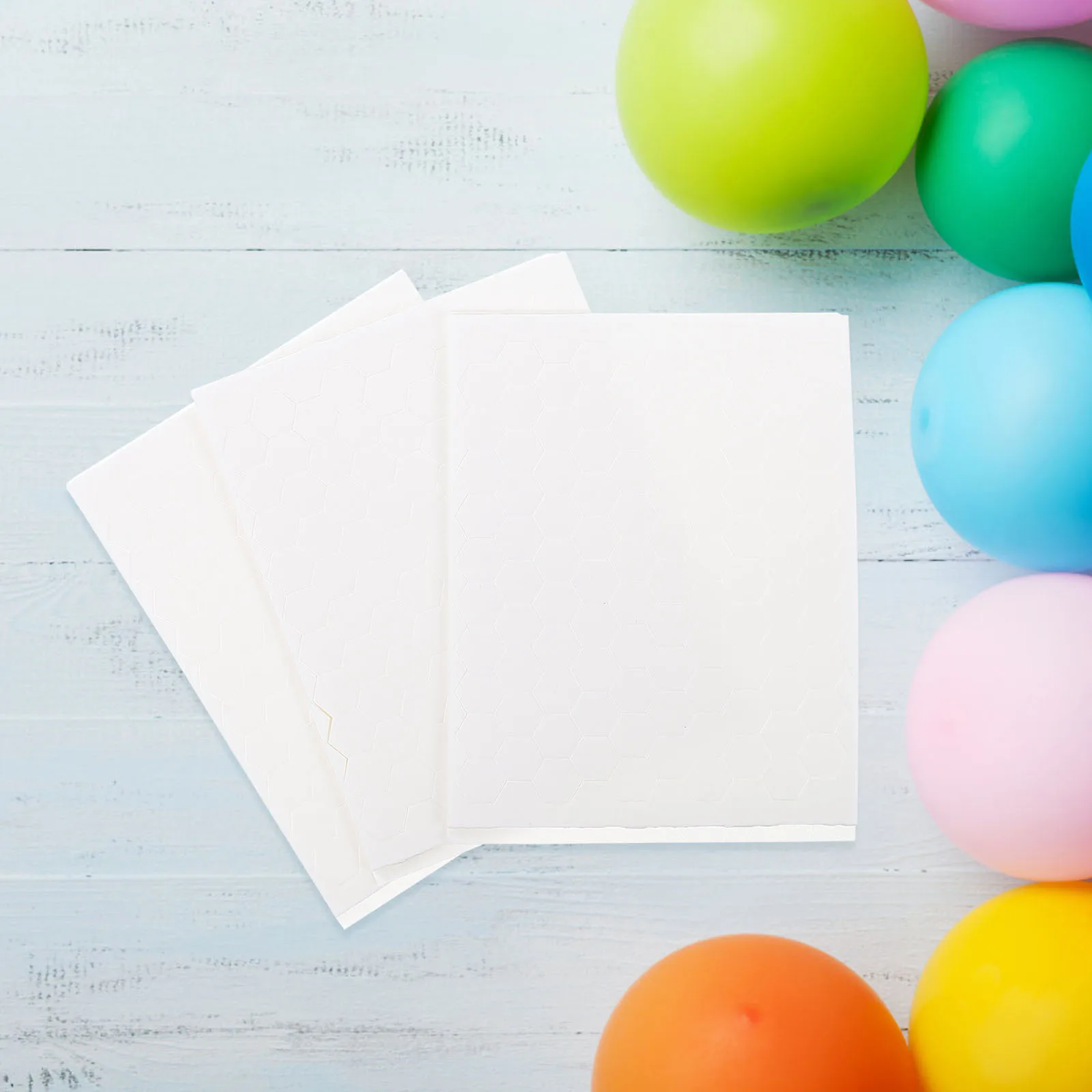 

3 Sheets Double-Sided Foam Tape Strong Adhesive Patches for DIY Crafts Fixing Plastic Parts Balloon Decoration