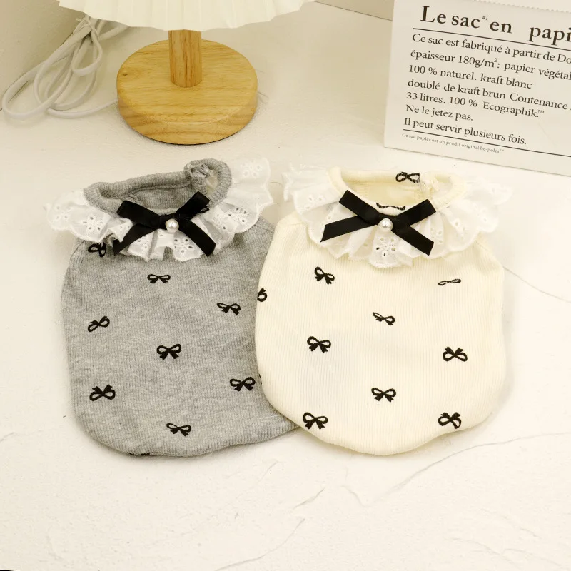 

Pet Clothing Spring SummerinsKorean and Japanese Clothes Clothing Dog Clothes French Bulldog Clothes Fat Dog Loungewear
