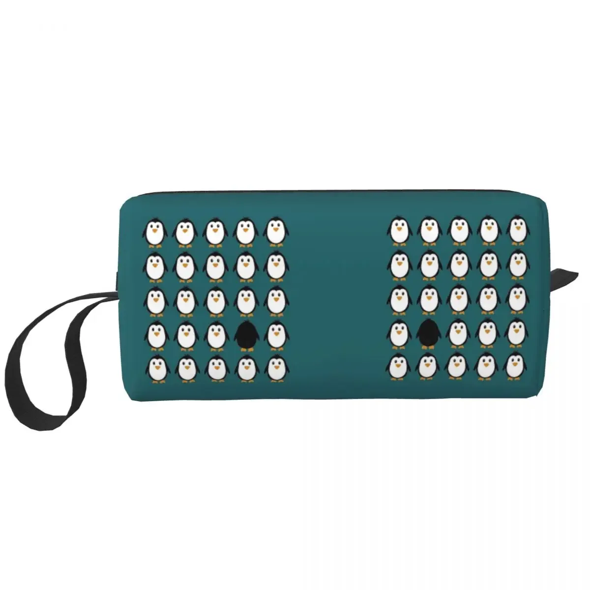 

Penguin Colony Makeup Bag Cosmetic Organizer Storage Dopp Kit Toiletry Cosmetic Bag for Women Beauty Travel Pencil Case