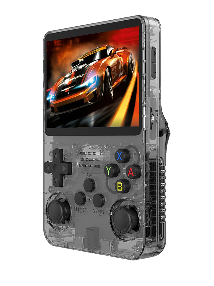 Open source r36s retro handheld videospiel konsole linux system 3,5 zoll ips bildschirm tragbar pocket video player 64gb spiele