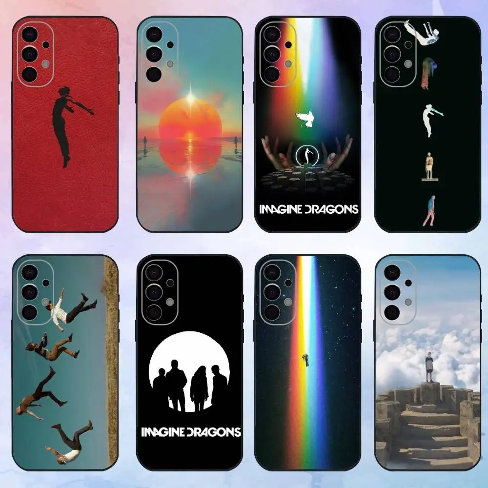 

L-Loom Imagine D-Dragons Phone Case For Samsung S25,S24,S21,S22,S23,S30,Ultra,S20,Plus,Fe,Lite,Note,10,9,5G Black Cover