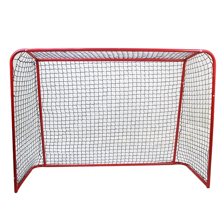 High Quality Portable Assembly Ice Hockey Goal with Standard Size Steel Tube