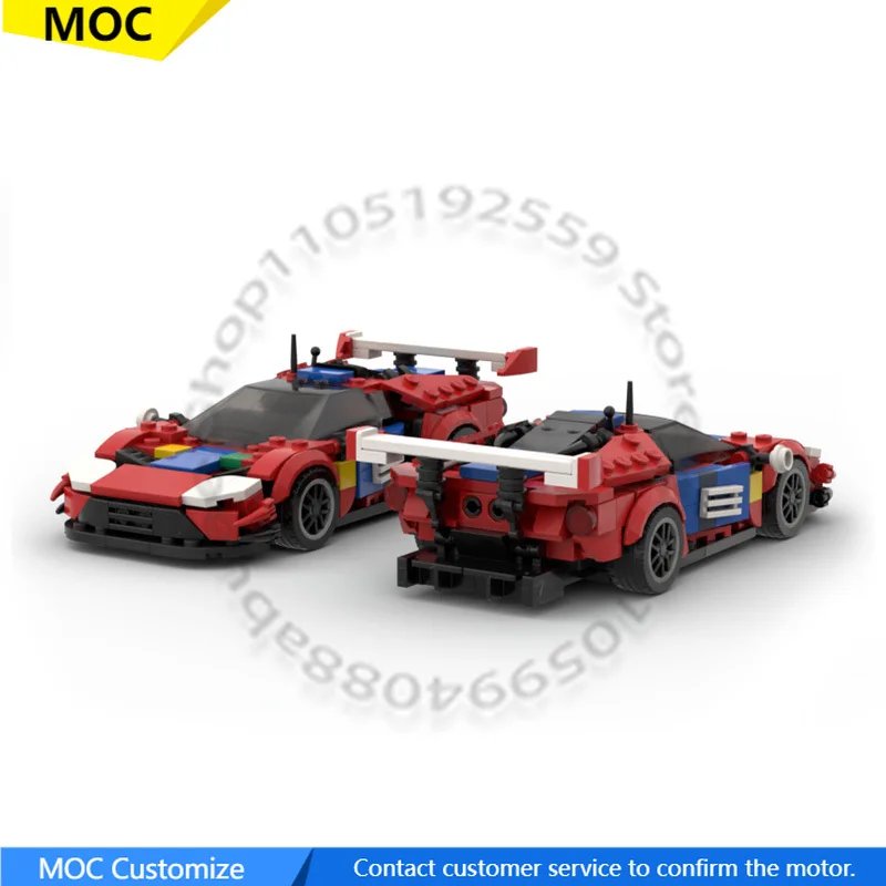 

291 PCS Sports car GT 2017 MOC Customize Modular Building Block Kids Design Simple Brick Educational DIY Christmas Toy Gift