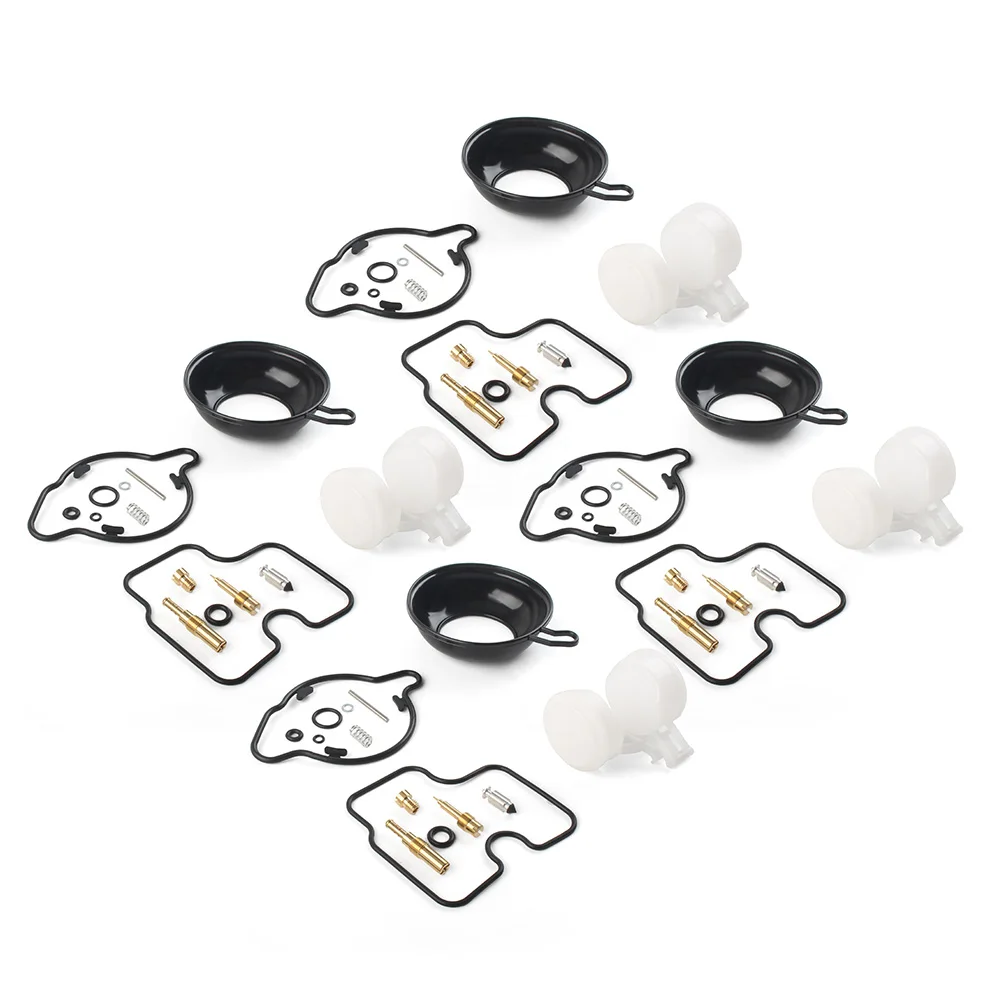 4 Sets Motorbike Carburetor Repair Carb Rebuild Kit Float Diaphragm  For Honda CBR900RR SC33 BJ CBR 900RR 1996 1997 1998 1999