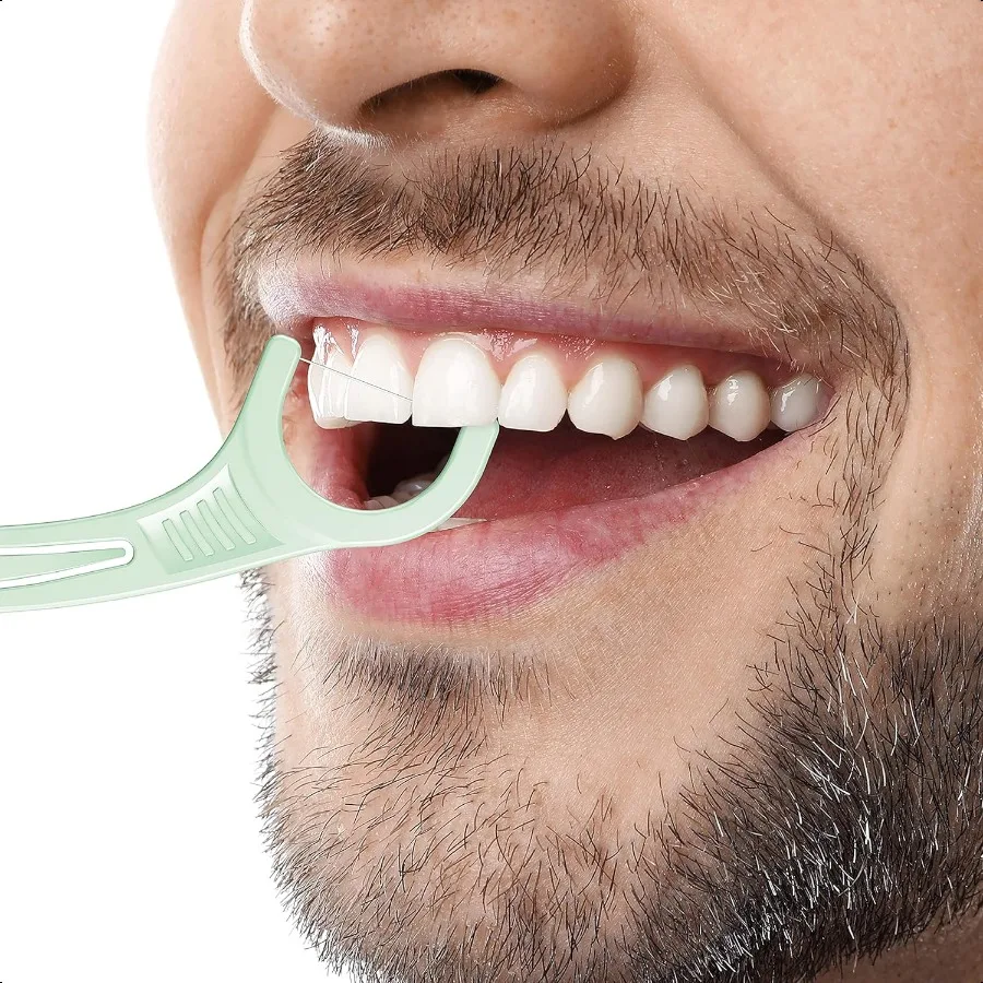 플래커스 마이크로 민트 치실 여행용 팩, 휴대용 사이즈, 간편 보관, 이동 중에도 가능한 치과 관리, 상쾌한 민트향, 12개입