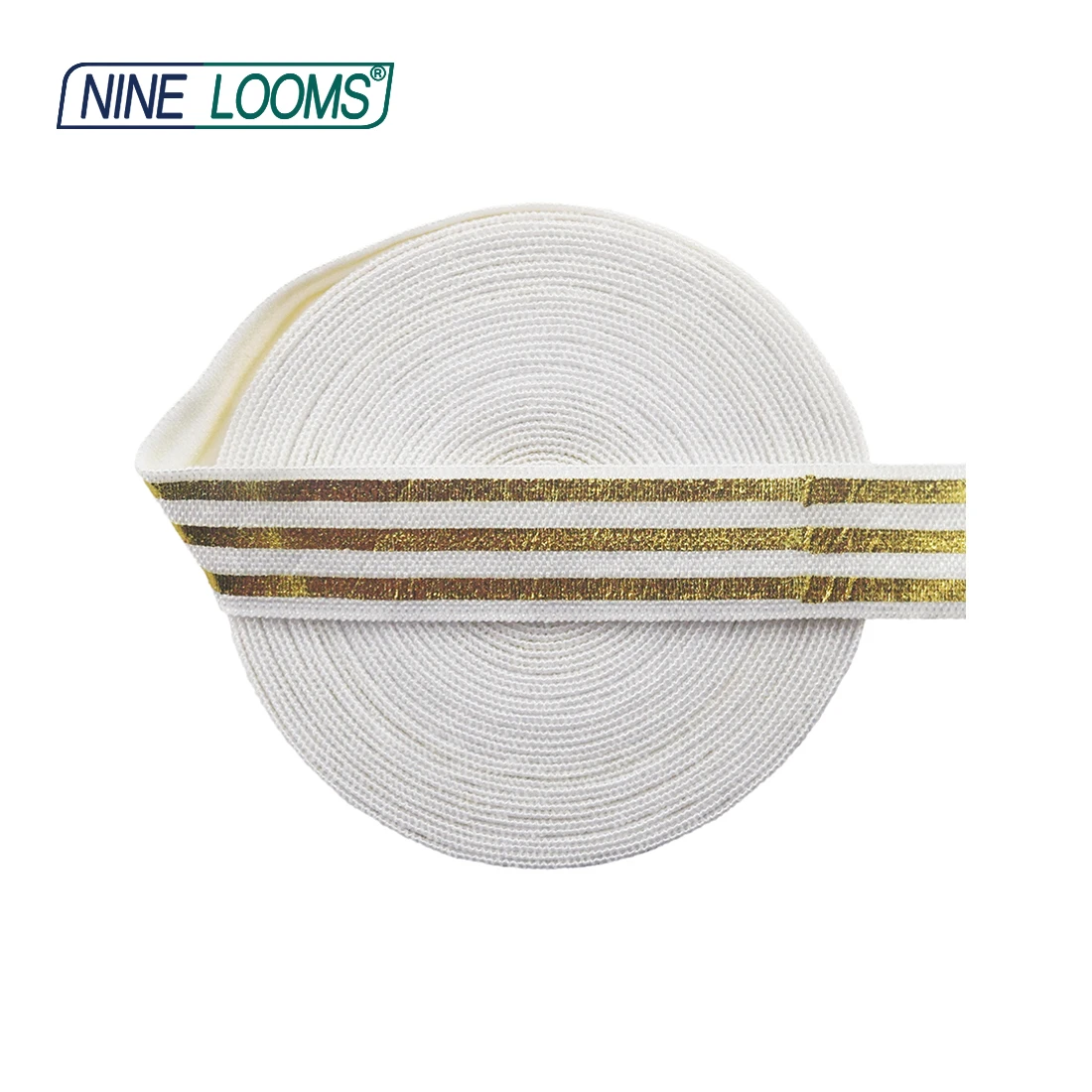 Neun Webstühle Folien druck über Gummibänder falten für 5/8 "15mm Leoparden Tupfen Spandex Bänder Haar gummi Stirnband Näh besatz 2 5 10 Yard – Detail 23