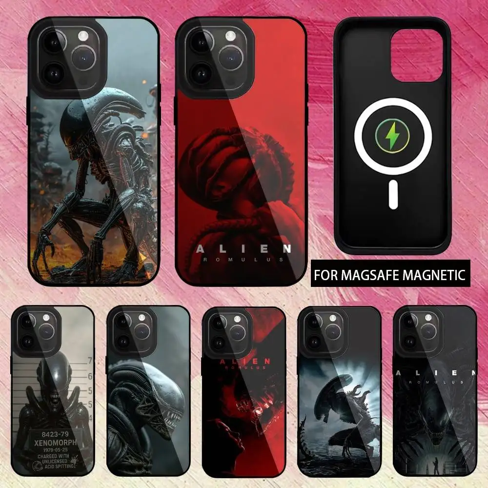 

A-Alien R-Romulus12 Phone Case For iPhone17,16,15,14,13,12,11 Plus,Pro Max Magnetic For Magsafe Wireless Charging