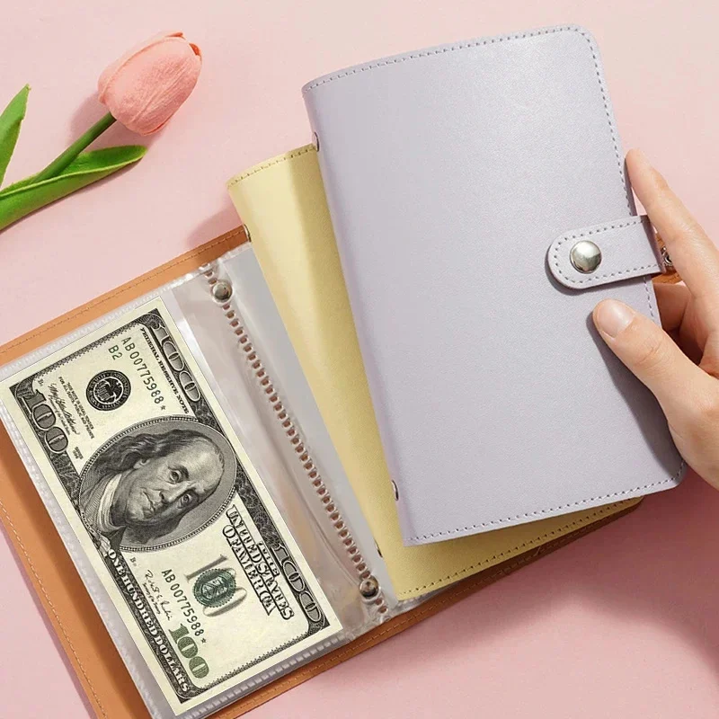 

50 Pages Banknote Album Savings Book Cash Collection Book Money Holder Album Kpop Photocard Holder Saving Organizer