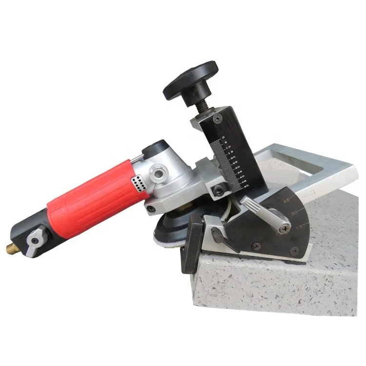 Portable air powered hand stone edge chamfering machine ceramic tile edge polishing tool