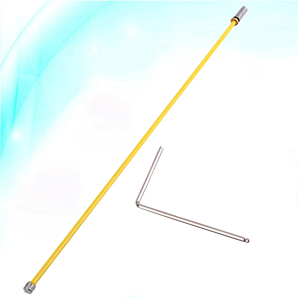 2 Way Adjustment Truss Rod 490mm Double Course Truss Rod for Guitar with Wrench (Yellow) metal Truss Rod