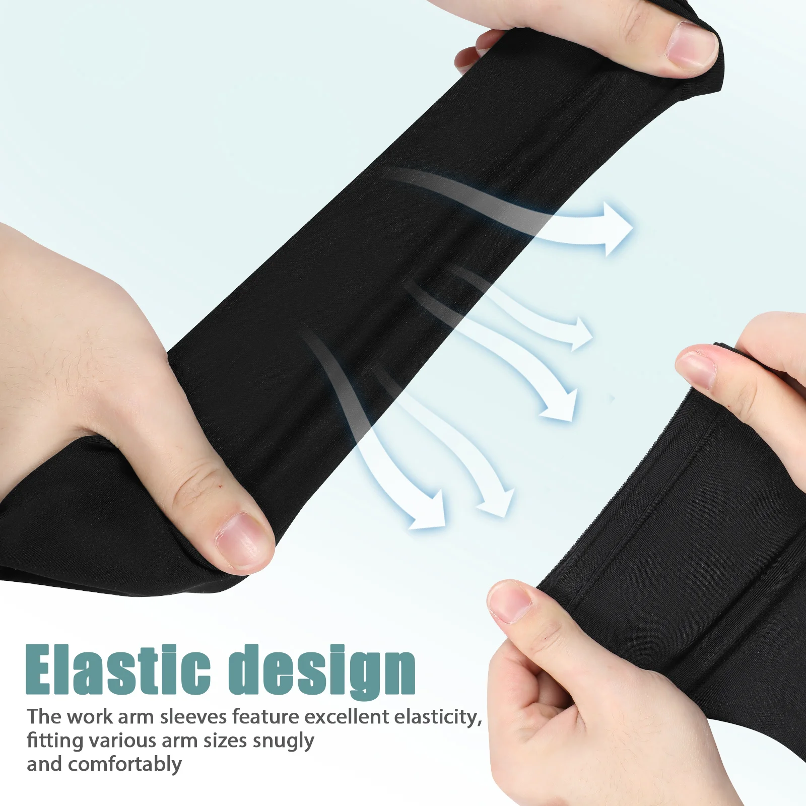 2 pcs Breathable Sweat-Wicking Arm Sleeves Lightweight Cooling Compression Sleeve For Basketball Sun Protection Outdoor Sports