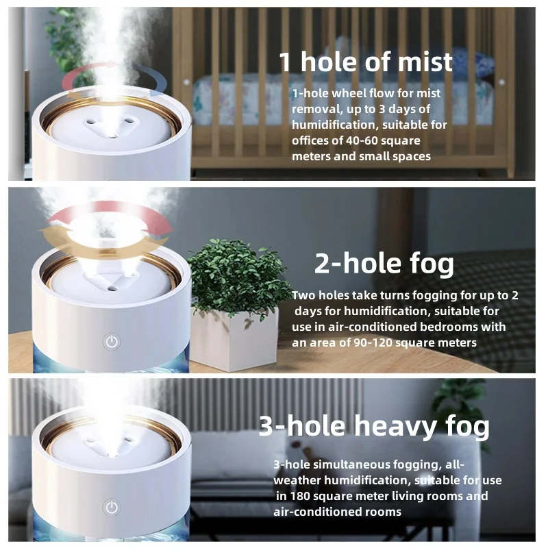 Household bedroom high fog humidifier USB office desktop silent portable car atomization air purifier