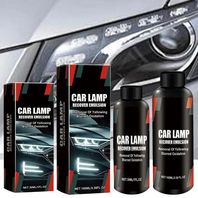 Headlight Restorer Auto Headlight Lens Restorer Headlight Polish Safe Car Lights Cleaner Light Restorer For Repair Yellowing