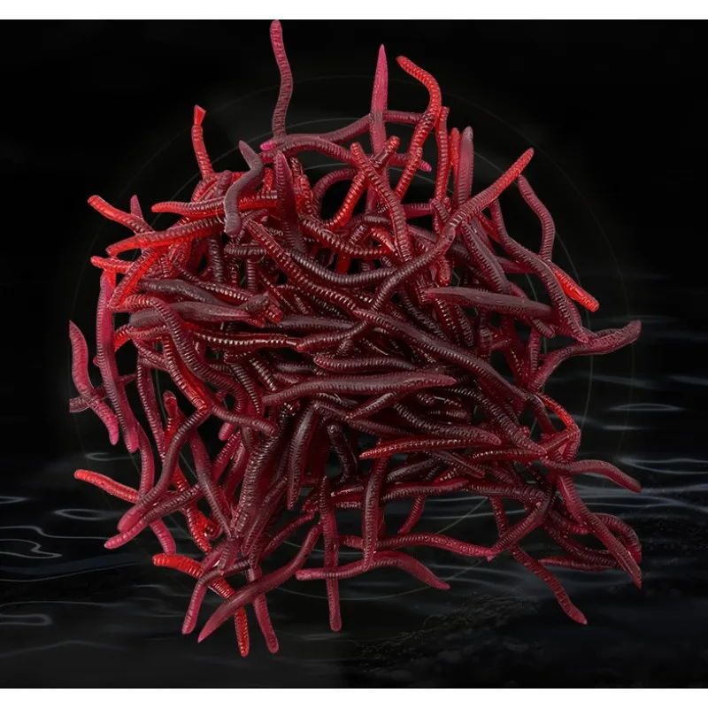 100Pcs Earthworm De…