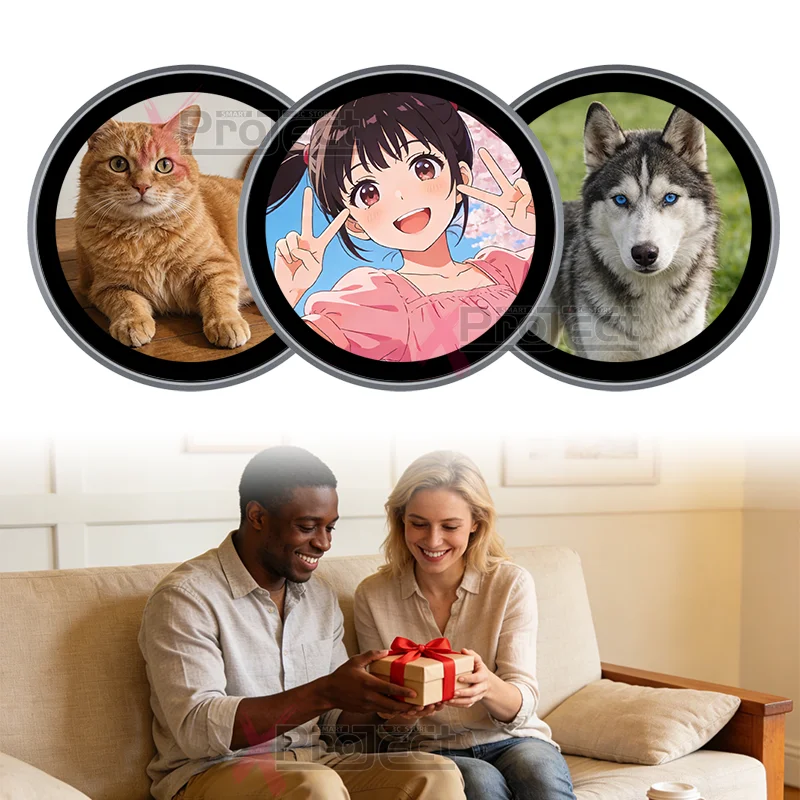 

Высококачественный аниме-значок с дисплеем, 1,85-дюймовый HD сенсорный экран, кнопка, коллекционный кибер-динамический подарок для фанатов и друзей-отаку