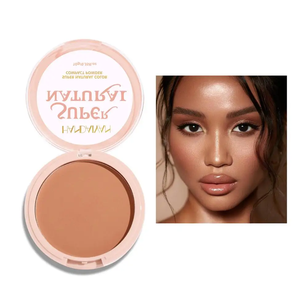 8 Color Matte Face Pressed Powder 24 Hours Oil Control Natural Setting Powder Foundation Full Coverage Waterproof Lasting Makeup