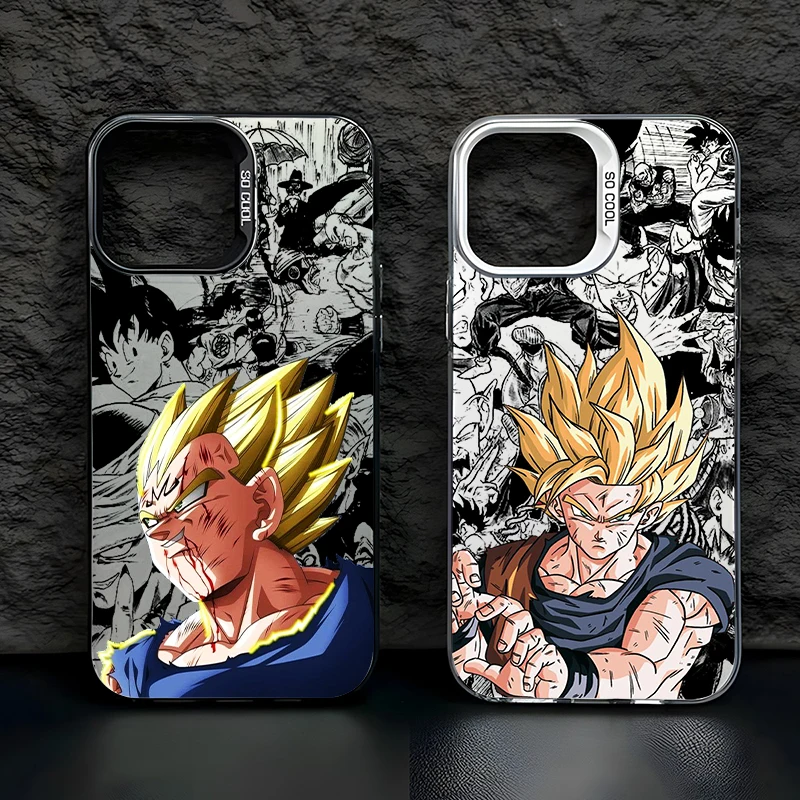 Anime D-Dragons Balls Sons-Gokus Phone Case For iPhone 16 15 14 13 12 11 mini Pro Max X XR XSMAX 8 7 Plus Anti Fall Matte Cover