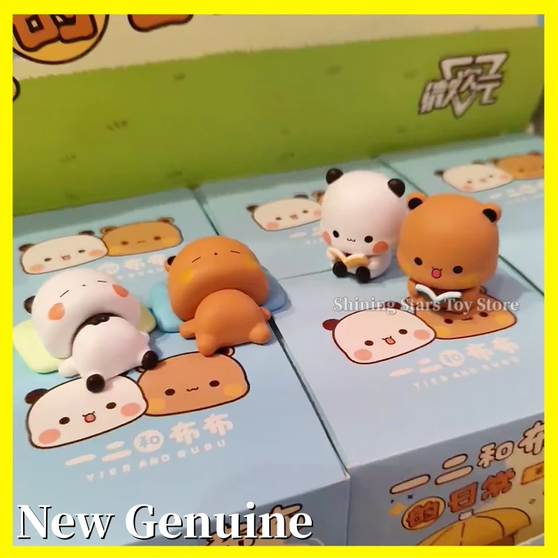 Genuine Yier And Bubu Daily 2nd Blind Box Anime Kawaii Bubu Dudu Customized Action Figure Decor Surprise Box Birthday Gift
