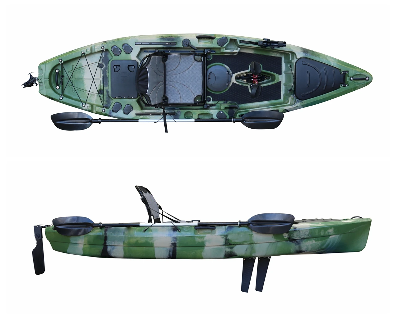 Sea Vicking Rifornimento della fabbrica Kayak da pesca PE Certificato CE Polietilene Plastica Canoa Sport acquatici Canoa 8 gradi VK Kayak 10