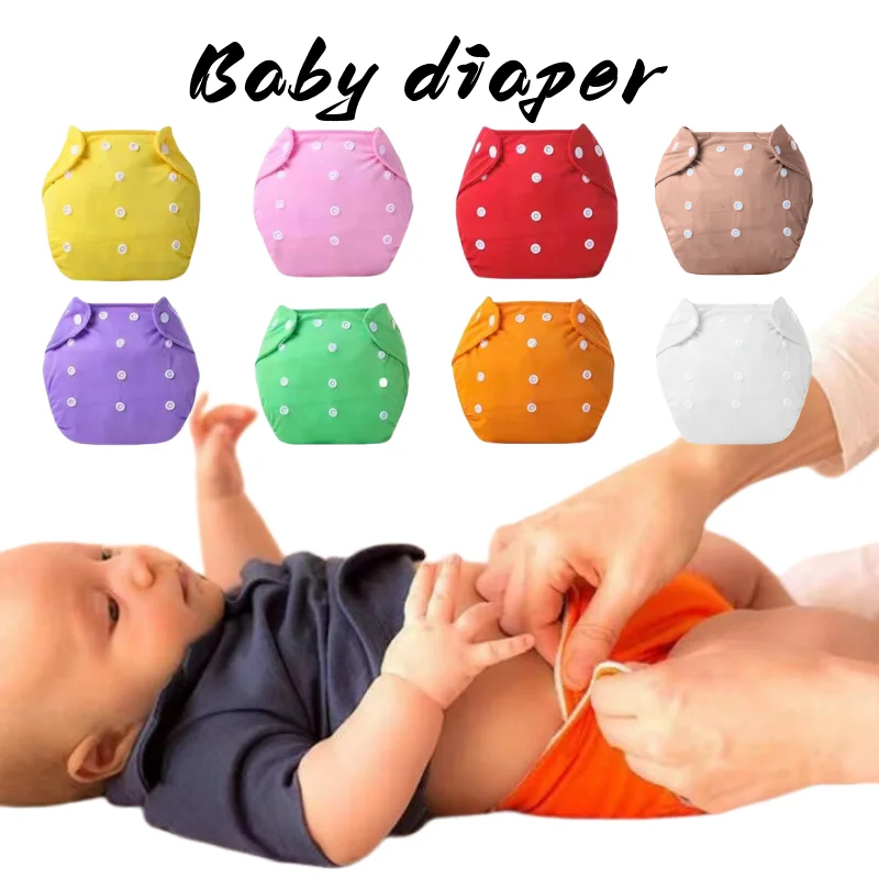 

Soft and Adjustable Eco-friendly Baby Cloth Diaper 0-6 Months, Washable Reusable Changing Mat