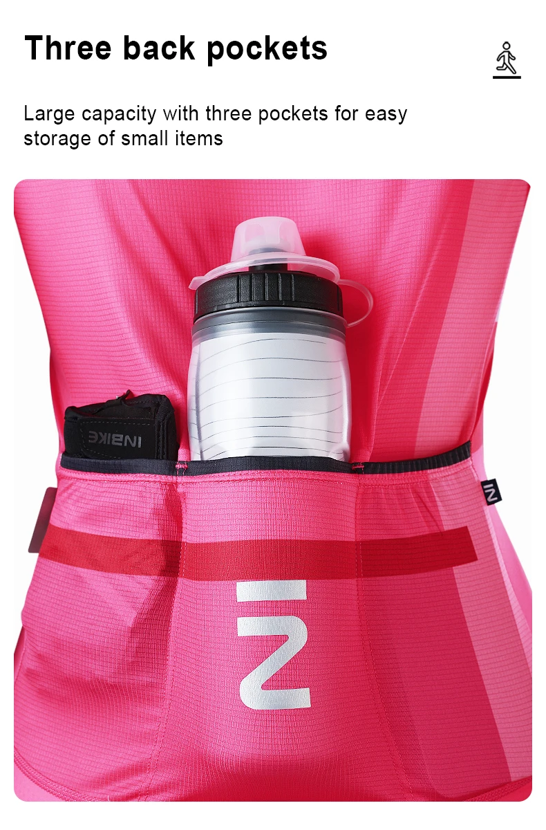 INBIKE Damen-Radtrikot Frühling Herbst Leicht Atmungsaktiv Schnelltrocknend Fahrrad Langarm Rennrad Mountainbike-Bekleidung – Detail 7