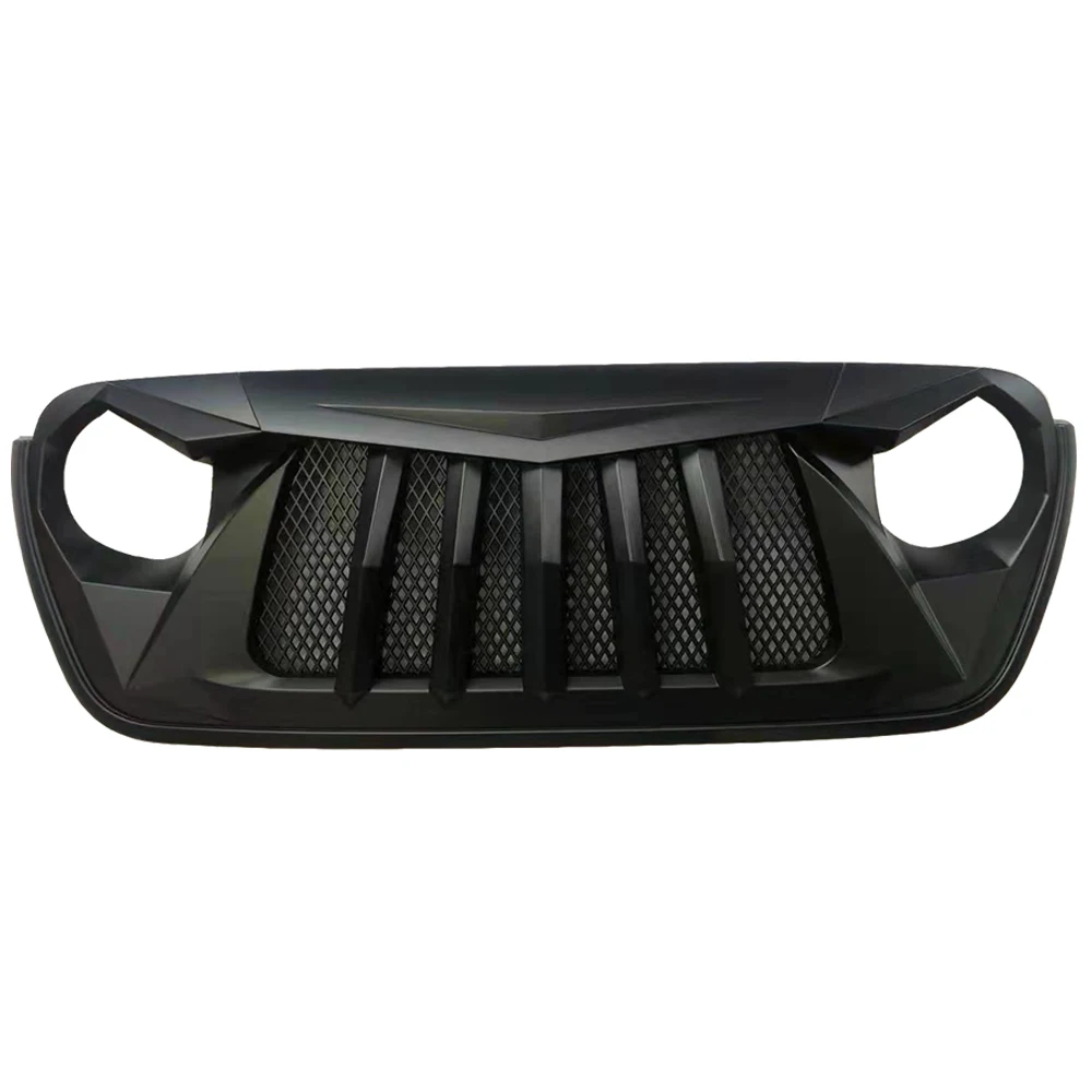Решетка радиатора Lantsun JL1239 для Jeep Wrangler JL2018+ 1 шт. черная