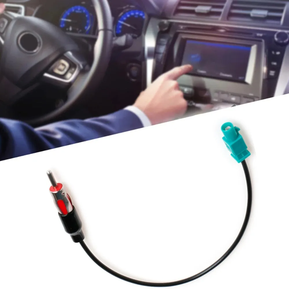 Auto Accessories FM Aerial Antenna Adapter Male Fakra Audio Cable Adaptor DIN Radio Converter Cable