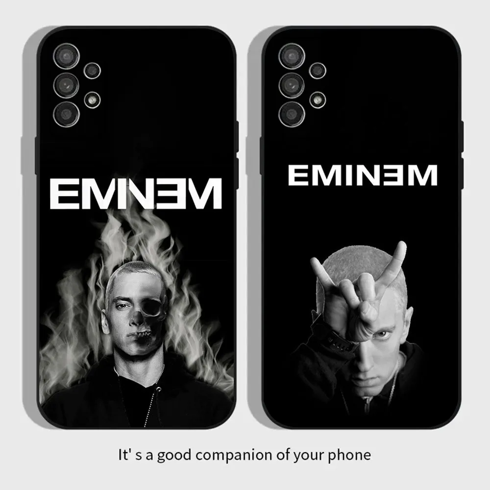 

Rapper E-Eminem-S America Phone Case For Samsung Galaxy A13,A21s,A22,A31,A32,A52,A53,A71,A80,A91 Soft Black Cover