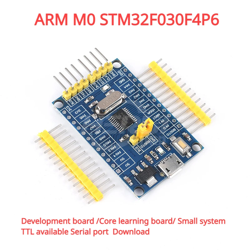 

Макетная плата ARM M0 STM32F030F4P6/Базовая обучающая плата/маленькая система TTL, доступная загрузка последовательного порта