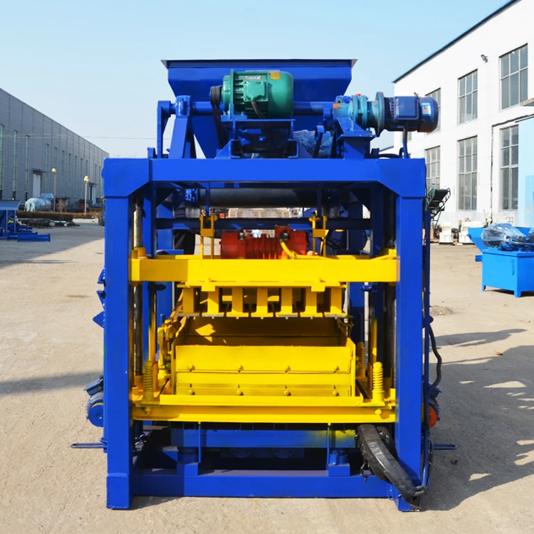 QT4-25 Fully Automatic Interlocking Brick Machine used to Cement block machine making Hollow bricks by Brick Making Machinery