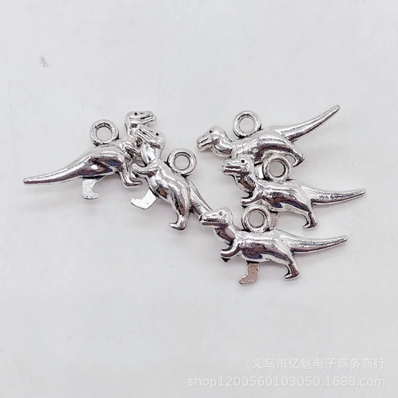Factory Direct Sales 100Pieces Little Dinosaur Ornament DIYJewelry Bracelet Necklace Earrings Small Pendant