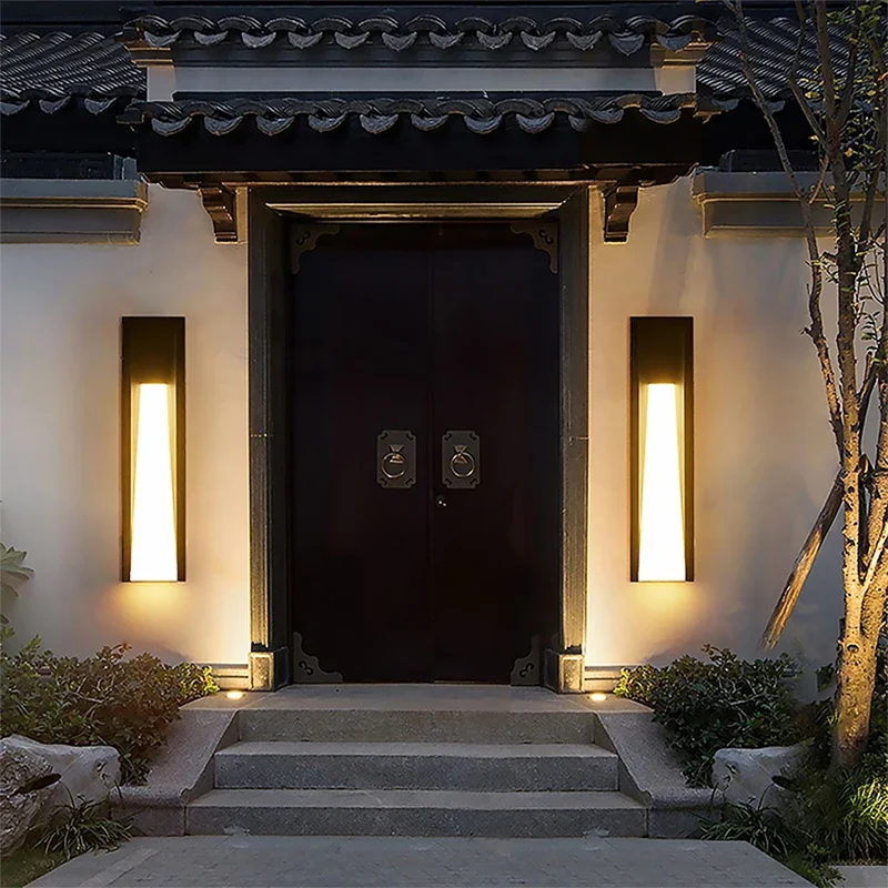 DLMH Contemporary LED Outdoor Wall Lamps Electric Simplicity Waterproof Balcony Hallway Courtyard Villa Gate Hotel