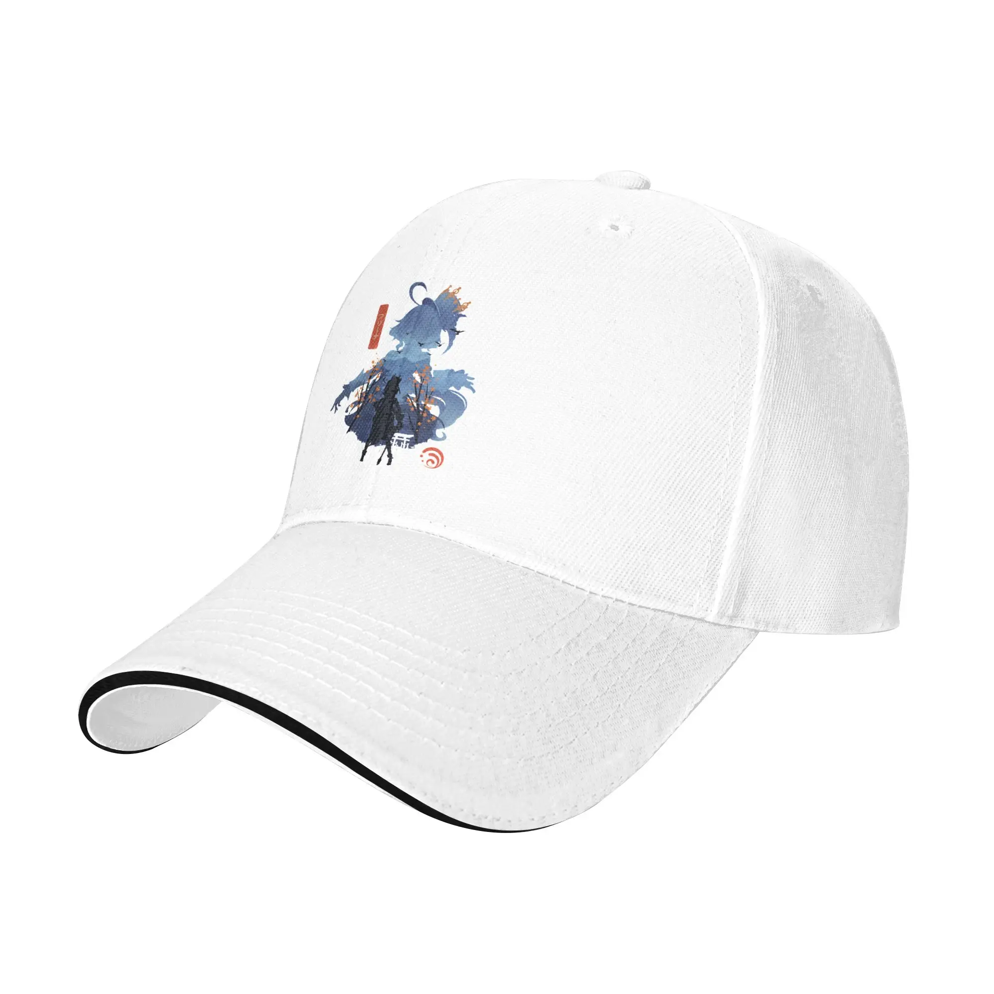 Furina Baseball Caps Fashion Genshin Impact Game Sandwich Caps Unisex Polyester Hats Cap Running Golf