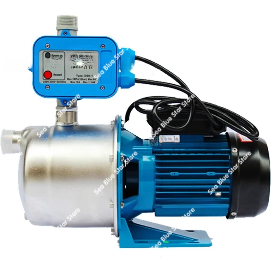 Stainless steel automatic booster pump  self-priming household whole house tap water pipe pressurized intelligent pumping pump