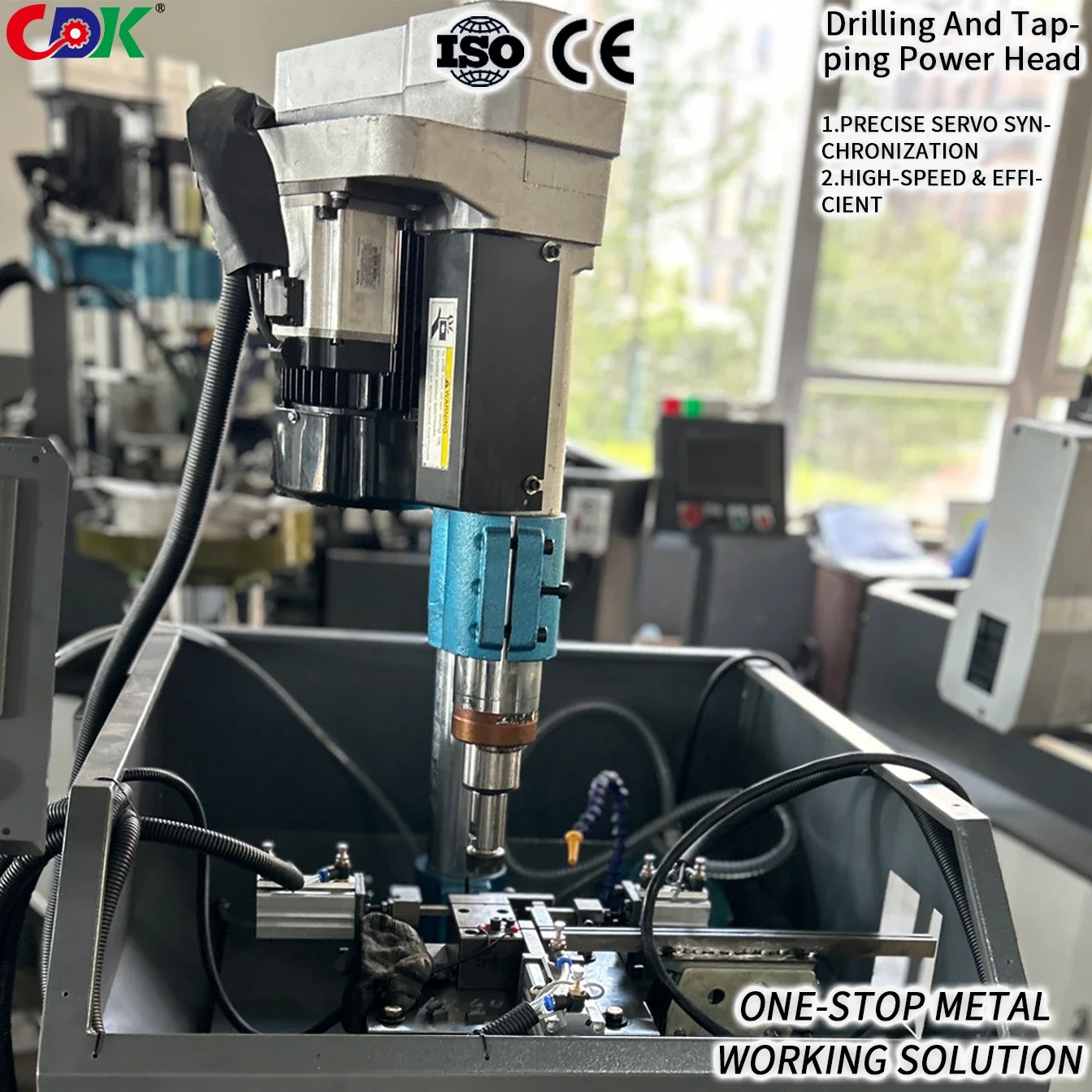 Hot Product N74  Self Feed Drill Tap Unit Pneumatic Drill Unit Servo Motor Drilling Tapping Machine