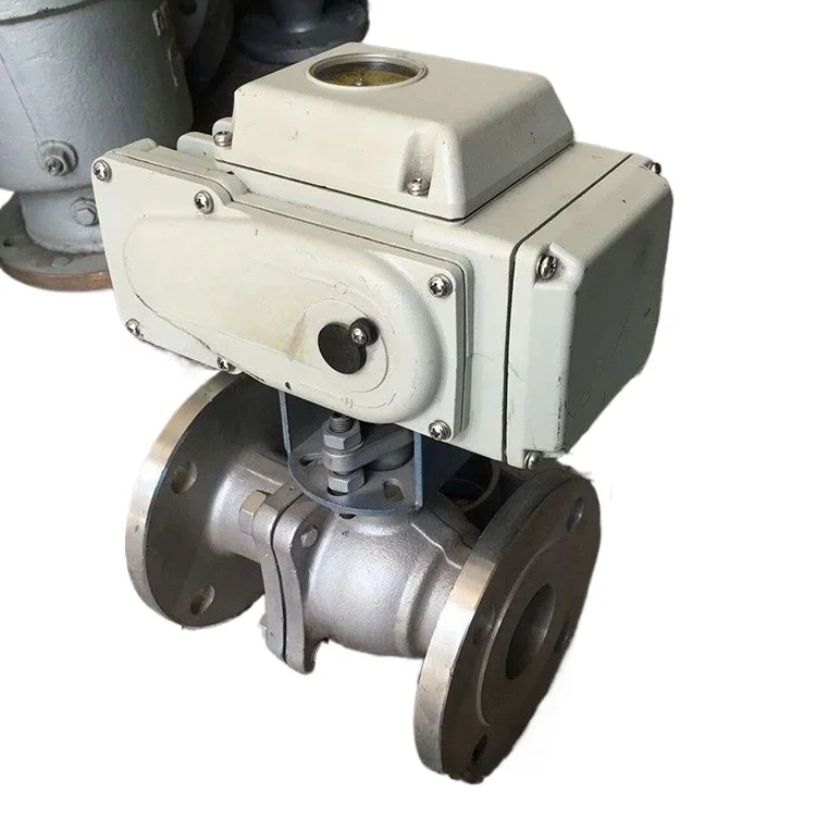 Electric flange ball valve stainless steel high temperature and high pressure regulation type explosion-proof steam air oil