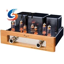 TZT Cayin MT-12N EL84EH/6P1 220V Vacuum Tube Integrated Amplifier Home Hifi Class A Tube Amp 9W + 9W Output