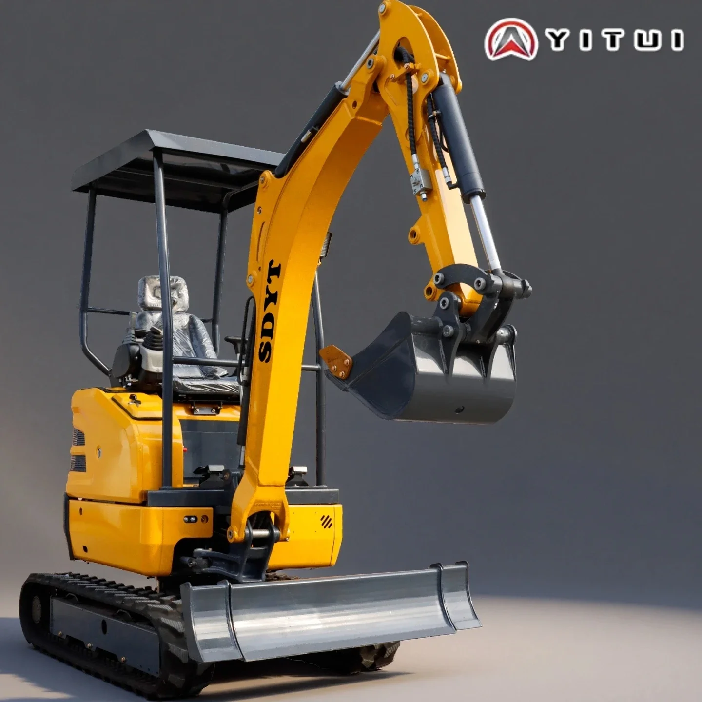 Mini Escavadeira Compacta de 2,6 Ton Diesel Euro 5 Rops Safety Ce para Mini Escavadeira Familiar Fazenda Personalizada